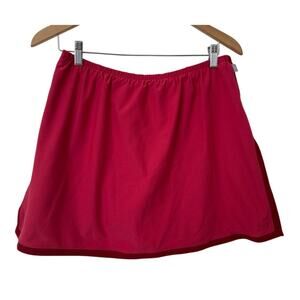Nike Dri Fit Pink with Red Outline Double Slit Skort PIckle/Tennis - Extra Large